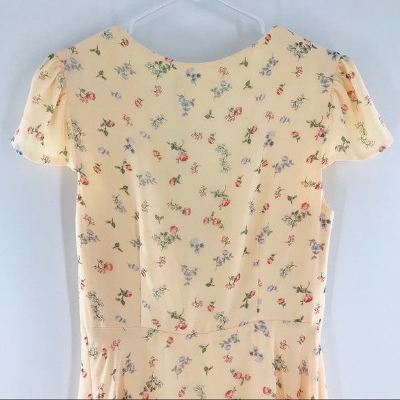 NWT Fame & Partners Floral The Poplar Midi Dress - Picture 7 of 12